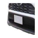 槌屋ヤック シリコーンナンバーフレーム ブラック PF347