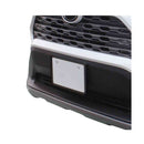 槌屋ヤック シリコーンナンバーフレーム ブラック PF389  2枚入り