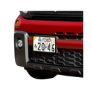 槌屋ヤック ナンバーフレーム ブラック PF403