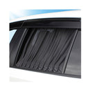 槌屋ヤック スリムカーテンドレーブ2ブラックL LS133