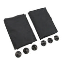 槌屋ヤック 快適お手軽カーテン2ブラック LS134