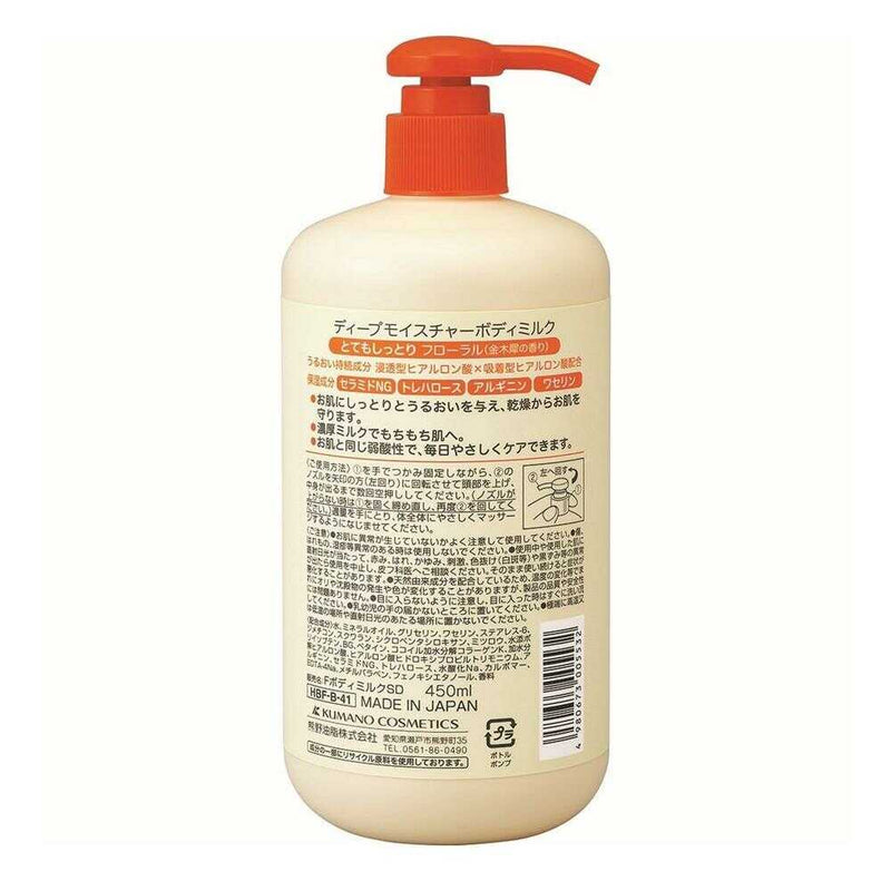 SUNSTYLE サンスタイル ディープモイスチャーボディミルク フローラル 450ml