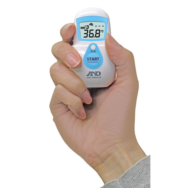 [Managed medical equipment] A&amp;D Non-Contact Thermometer Dekopitto UT-701 Blue