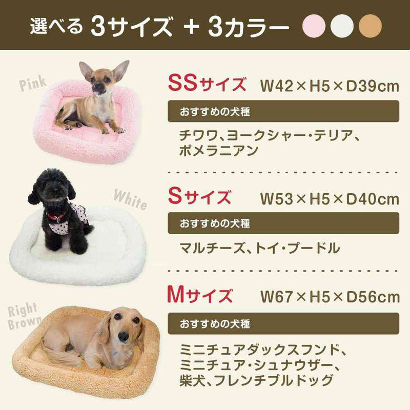 ペットプロ マイライフベッド Mサイズ ホワイト メーカー直送▼返品・キャンセル不可【他商品との同時購入不可】