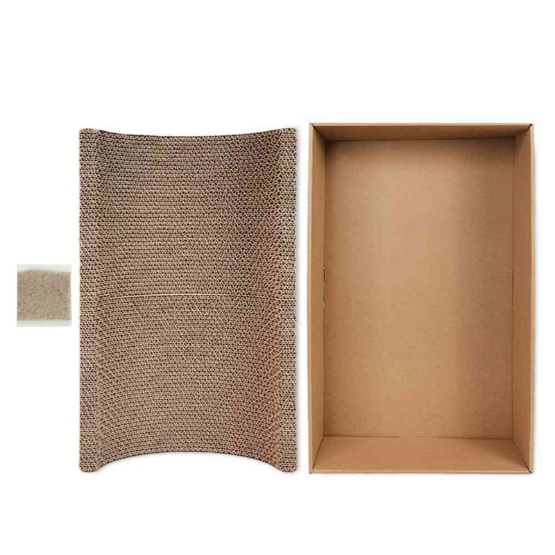 ねこがくれ ねこちゃんのつめみがき U字型BOX メーカー直送 ▼返品・キャンセル不可【他商品との同時購入不可】