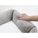 Homey オールシーズンスクエアベッド M グレー メーカー直送▼返品・キャンセル不可【他商品との同時購入不可】