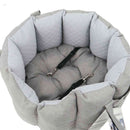 HappyDays ドライブベッド＆キャリー グレー メーカー直送 ▼返品・キャンセル不可【他商品との同時購入不可】