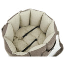 HappyDays ドライブベッド＆キャリー ブラウン メーカー直送 ▼返品・キャンセル不可【他商品との同時購入不可】