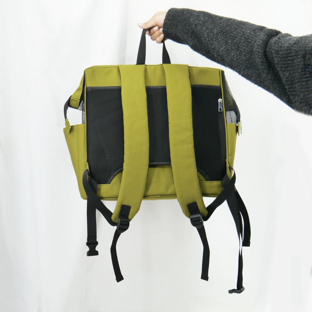 HappyDaysペット用サステナブルリュックキャリーブラック 【直送品