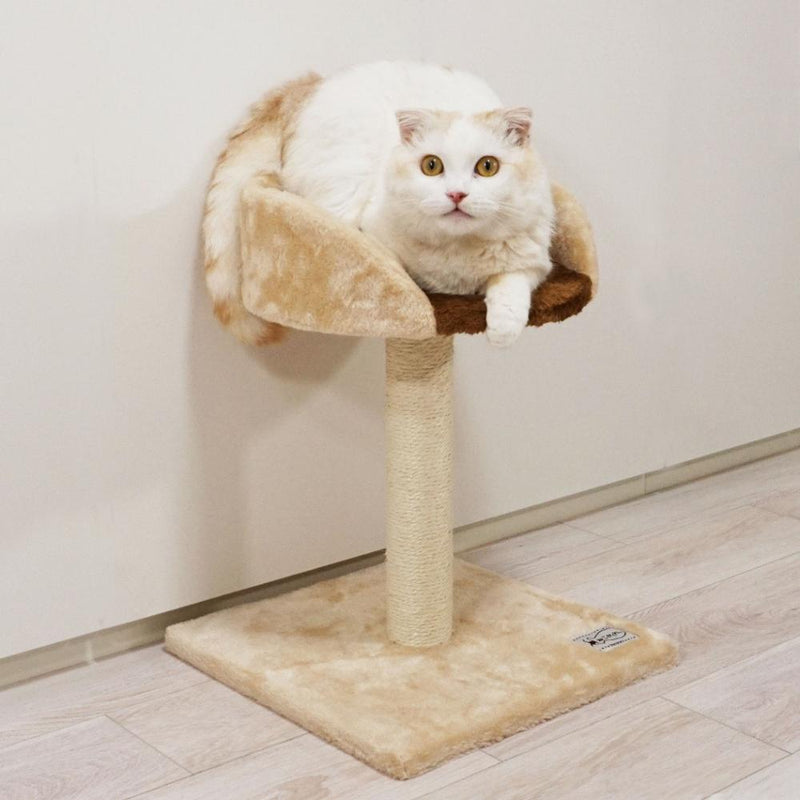 ねこがくれ ねこちゃん大好き爪とぎ キャットタワー スタンド メーカー直送▼返品・キャンセル不可【他商品との同時購入不可】