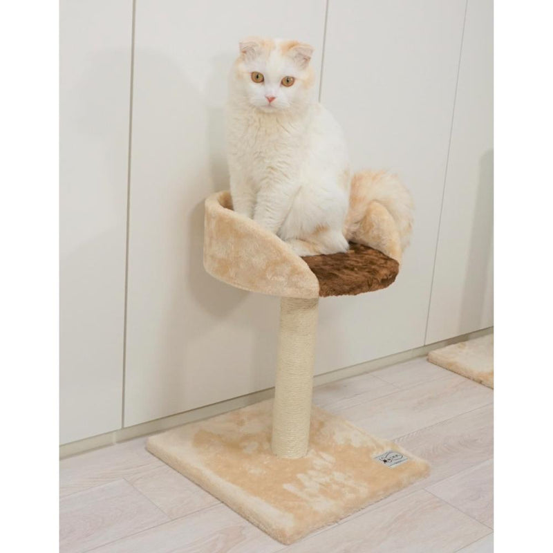 ねこがくれ ねこちゃん大好き爪とぎ キャットタワー スタンド メーカー直送▼返品・キャンセル不可【他商品との同時購入不可】