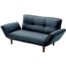 日本製 カウチソファ二人掛け KAN タスクネイビー 【直送品】 返品・キャンセル・他商品と同時購入は不可