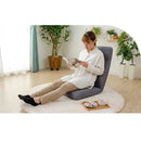 日本製 ヘッドリク低反発座椅子 デニム調 インディゴブルー 【直送品】 返品・キャンセル・他商品と同時購入は不可