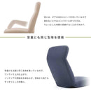 日本製 ヘッドリク低反発座椅子 デニム調 インディゴブルー 【直送品】 返品・キャンセル・他商品と同時購入は不可