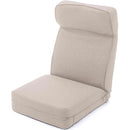 日本製 ヘッドリクPコイル座椅子 ダリアンベージュ 【直送品】 返品・キャンセル・他商品と同時購入は不可