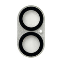 サンクレスト iPhone16/16Plus レンズガード ラメシルバー i38FCBC03