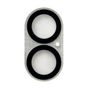 サンクレスト iPhone16/16Plus レンズガード ラメシルバー i38FCBC03