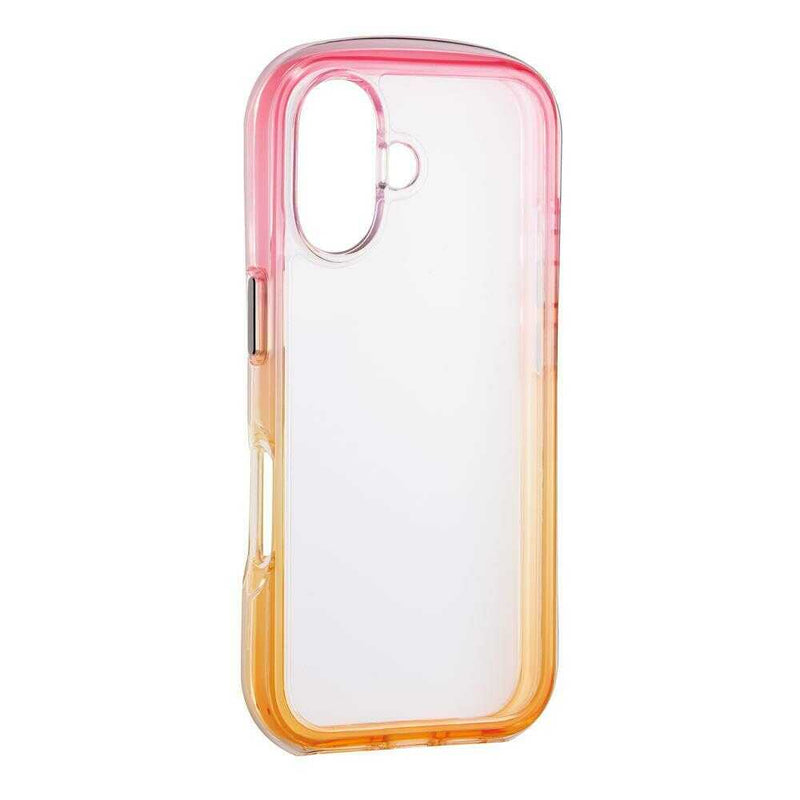サンクレスト iPhone16 AIR SHOCK MAXケース ピンク×イエロー i38FiJA02
