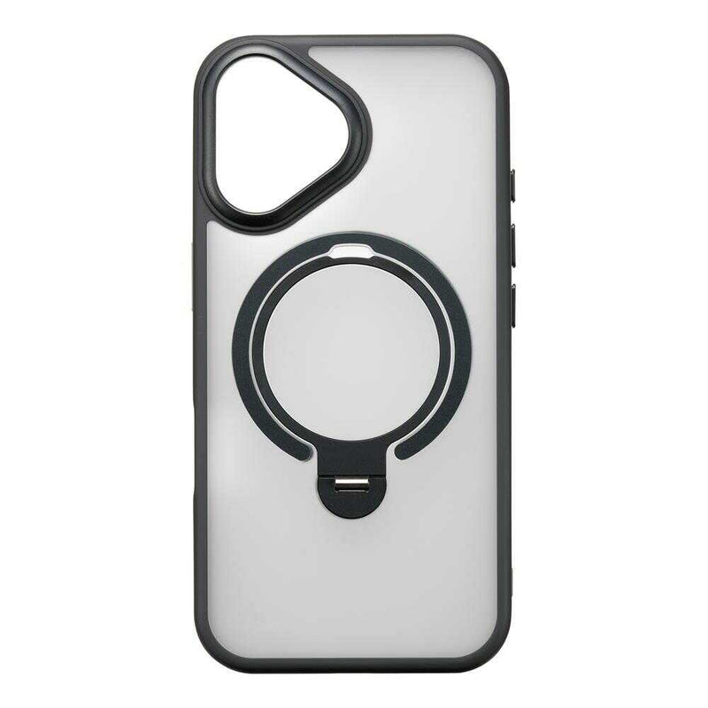 サンクレスト iPhone16 MagStaPLUSケース ブラック i38FiJS04