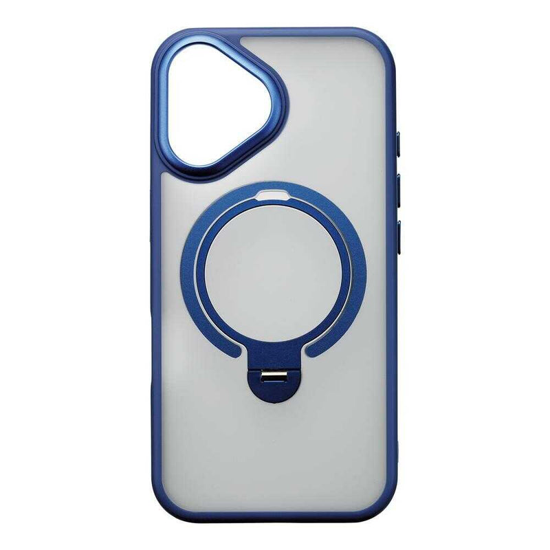 サンクレスト iPhone16 MagStaPLUSケース ネイビー i38FiJS06