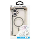 サンクレスト 4ホールケース MagSafe対応 メタリックシルバー for iPhone17