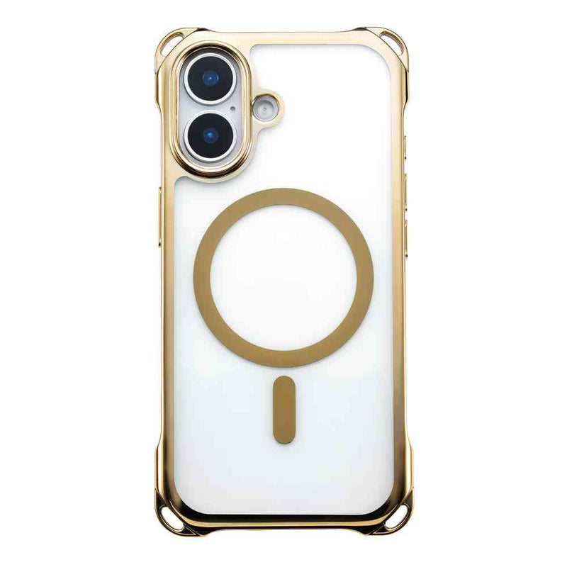 サンクレスト 4ホールケース MagSafe対応 メタリックゴールド for iPhone17