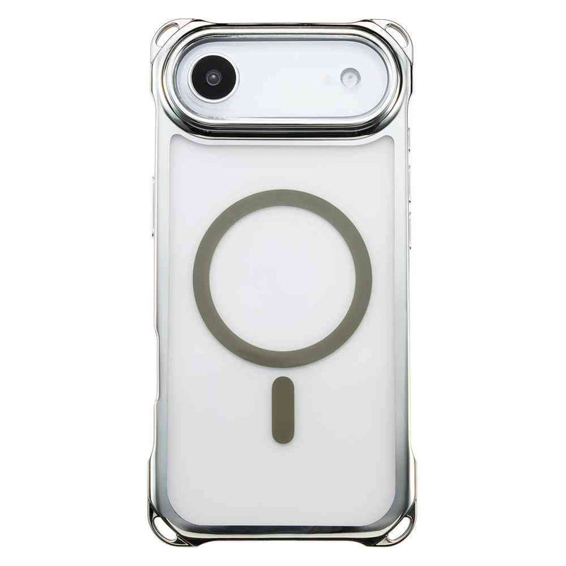 サンクレスト 4ホールケース MagSafe対応 メタリックシルバー for iPhone17Air