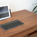 ワークデスク ウォールナットワークデスク1100 T-2546BR 【直送品】 返品・キャンセル・他商品と同時購入は不可