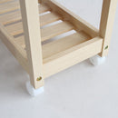 キッチンワゴン スープスリムワゴン 3段 W-3347NA メーカー直送 ▼返品・キャンセル不可【他商品との同時購入不可】