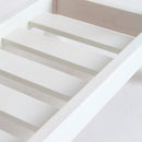 キッチンワゴン スープスリムワゴン 3段 W-3347WH メーカー直送 ▼返品・キャンセル不可【他商品との同時購入不可】