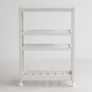 キッチンワゴン スープスリムワゴン 4段 W-3348WH メーカー直送 ▼返品・キャンセル不可【他商品との同時購入不可】