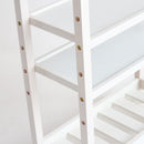 キッチンワゴン スープスリムワゴン 4段 W-3348WH メーカー直送 ▼返品・キャンセル不可【他商品との同時購入不可】