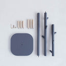 洋服掛け ポールハンガーシームミミ H-3395DGY 【直送品】 返品・キャンセル・他商品と同時購入は不可