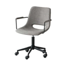 デスクチェア オフィスアームチェア CH-3398GY 【直送品】 返品・キャンセル・他商品と同時購入は不可