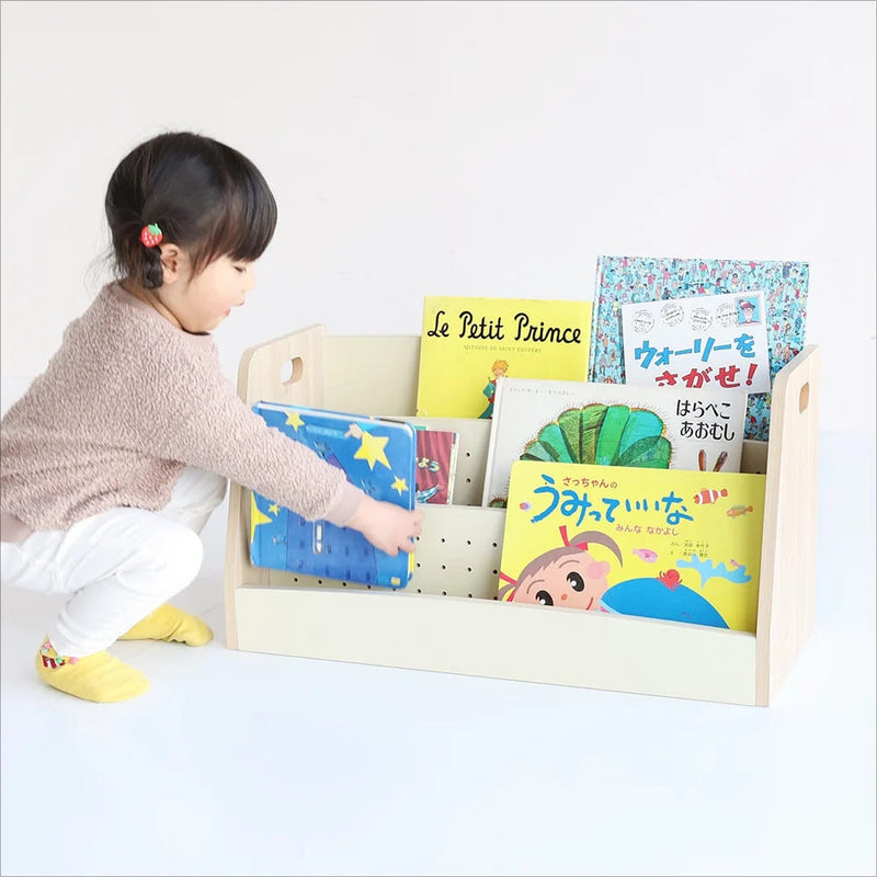 絵本棚 キッズ ロー ブックラック ローラ ILR-3579 メーカー直送 ▼返品・キャンセル不可【他商品との同時購入不可】