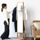 ハンガーラック ターンミラーハンガー クルート ILM-3683NA 【直送品】 返品・キャンセル・他商品と同時購入は不可