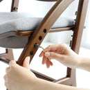 学習椅子 キッズチェア スタンダード JUC-3686BR メーカー直送 ▼返品・キャンセル不可【他商品との同時購入不可】