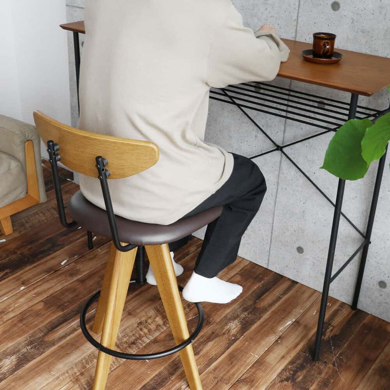 カウンターチェア ラシック バースツール RAS-3762BR メーカー直送 ▼返品・キャンセル不可【他商品との同時購入不可】