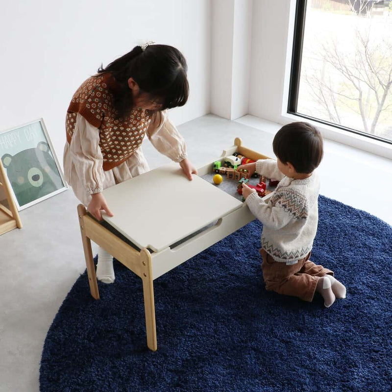 子ども机 キッズプレイテーブル ILT-3833IV メーカー直送 ▼返品・キャンセル不可【他商品との同時購入不可】