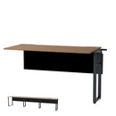 【連結専用】 フリーオフィスデスクコネクト OFT-3854BRBK 【直送品】 返品・キャンセル・他商品と同時購入は不可