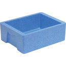 発泡素材コンテナー 760338 EPボックスブルー メーカー直送 ▼返品・キャンセル不可【他商品との同時購入不可】
