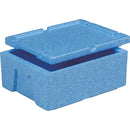 発泡素材コンテナー 760338 EPボックスブルー メーカー直送 ▼返品・キャンセル不可【他商品との同時購入不可】