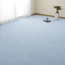 ループパイルの平織カーペット ミーテ 江戸間8畳 ブルー メーカー直送 ▼返品・キャンセル不可【他商品との同時購入不可】