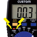 デジタルマルチメータ M-02FB メーカー直送 ▼返品・キャンセル不可【他商品との同時購入不可】