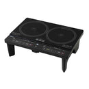 YAMAZEN 2口IH調理器脚付 YES-WL1456（B）