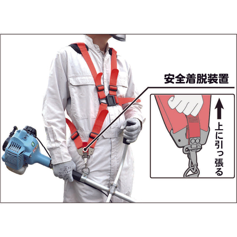 三陽金属 刈払機用肩掛けバンド ソフトショルダーダブル NEO メーカー直送 ▼返品・キャンセル不可【他商品との同時購入不可】