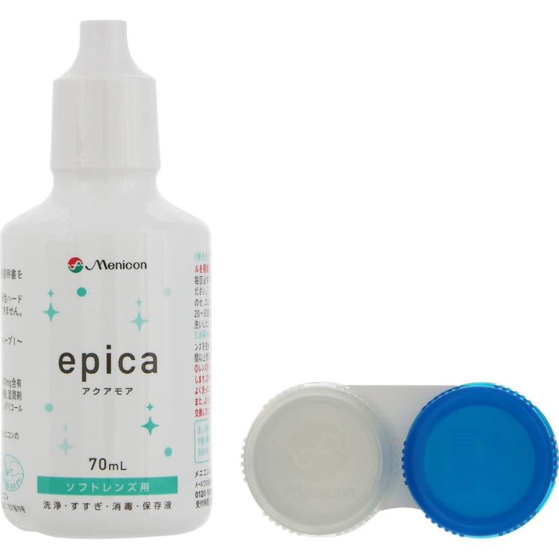 [Quasi-drug] Menicon Epica Aquamore with clear case 70ml