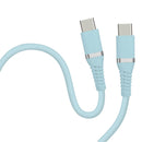 HIDISC やわらかCtoCケーブル 1m アイシーブルー