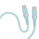 HIDISC やわらかCtoCケーブル 1m アイシーブルー