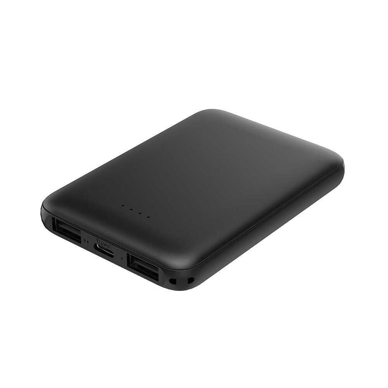 HIDISC 世界最小クラス 5000mAh モバイルバッテリー ブラック